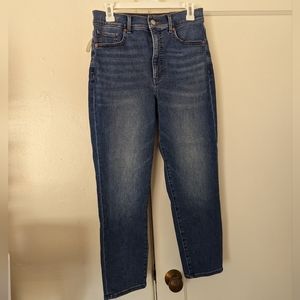 Express Mom Super High-Rise Ankle-Length Mom Jeans